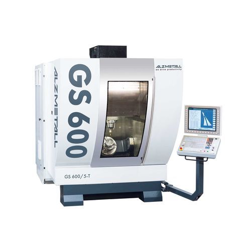 Centro de mecanizado CNC 3 ejes - GS 600/5-T - Alzmetall - vertical / de pórtico / con mesa rotativa