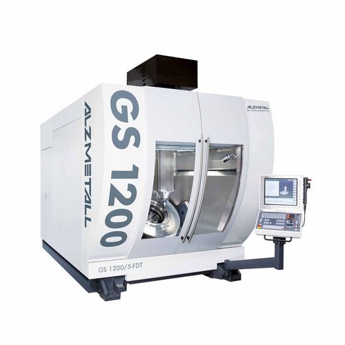 Centro de mecanizado CNC 3 ejes - GS 1200/5-FDT - Alzmetall - vertical / de pórtico / con mesa rotativa
