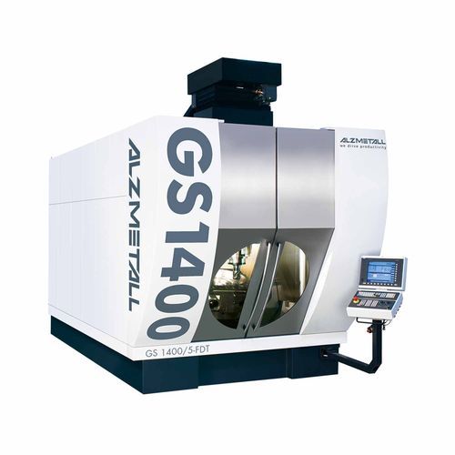 Centro de mecanizado CNC 3 ejes - GS 1400/5-FDT - Alzmetall - vertical / de pórtico / con mesa rotativa