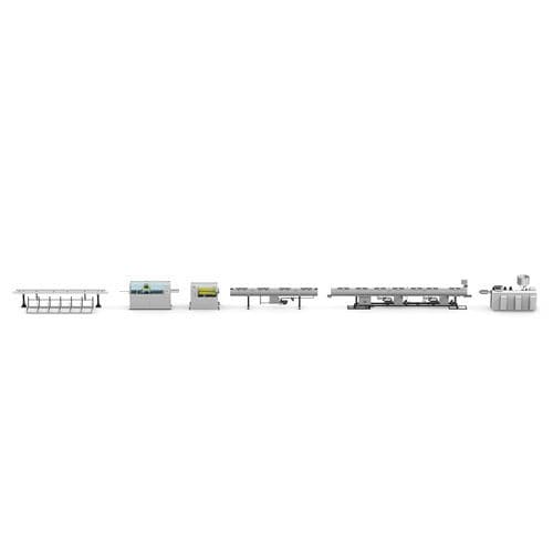 Línea de extrusión monoestrato - PE series - Ningbo Extru Machinery Co., Ltd. - de alto rendimiento / controlada por PLC / con pantalla táctil