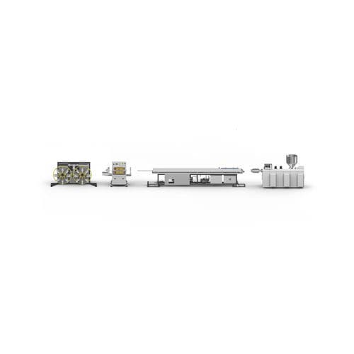 Línea de extrusión multicapas - Ningbo Extru Machinery Co., Ltd. - refrigerada con agua / monoestrato / compacta