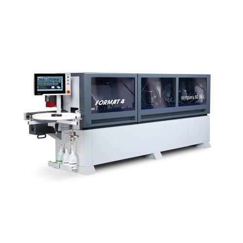 Máquina de colocación de tapacantos automática - tempora F600 60.06L - Felder Group - para paneles / para mueble / con aplicador de cola