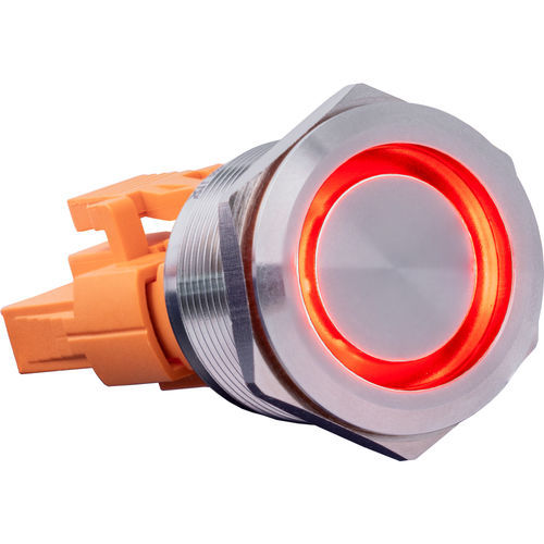 Botón pulsador IP67 - Button22C-M-RD - Joy-It - de acero inoxidable / con led rojo / acción momentánea