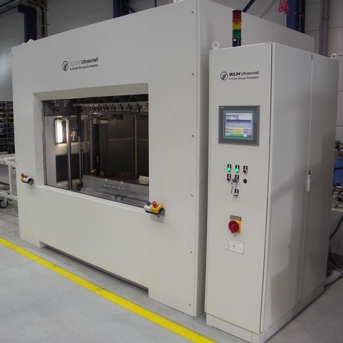 Máquina de soldar por fricción - LVW series - KLN Ultraschall AG - vibratoria / controlada por PLC / benchtop