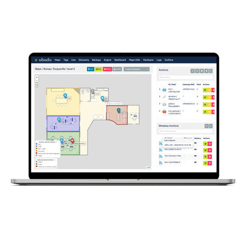 Software de gestión - Ubudu SAS - para prueba / configuración / de localización