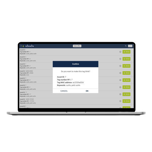 Software configuración - Ubudu SAS - de gestión telemática / Bluetooth