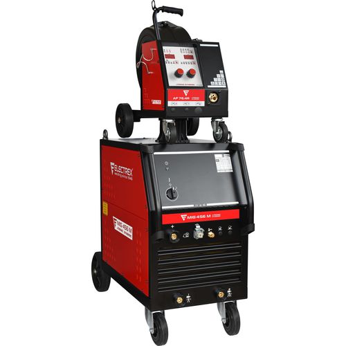 Soldadora MIG-MAG - 456 M LTRONIC SYNERGIC - electrex - trifásica / electrónica / con devanadora de hilo independiente