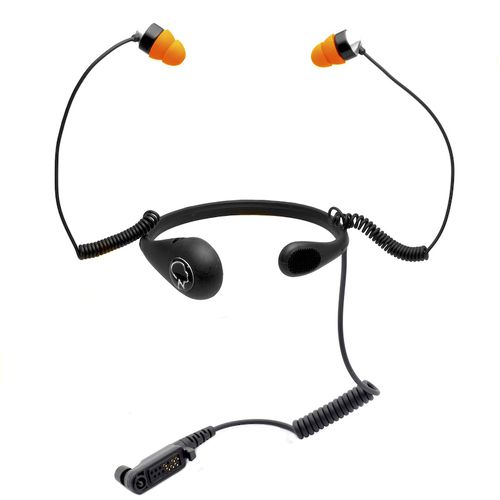 Auricular con reducción de ruido - M11 PRO SHORT - Tactical Headsets Sweden AB - con cable / con laringófono