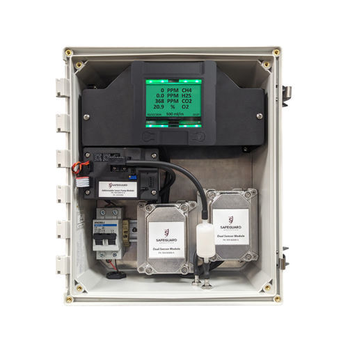 Sistema de supervisión multigás - SA-XES series - Safeguard Analytics - de calidad del agua / del medio ambiente / para aguas residuales