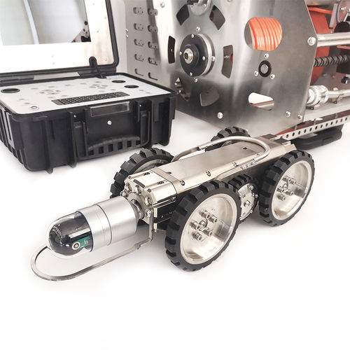 Robot de inspección con ruedas - GT102 - Zhengzhou Jiutai Technology Co., Ltd. - con mando a distancia / estanco / visión de 360°