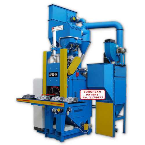 Granalladora con transportador de canal - S/60-H - C.M. SURFACE TREATMENT SpA - para metal / automática / robotizada