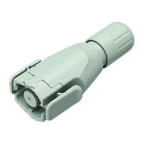 Conector macho - 99 1721 002 12 - binder USA - de alimentación eléctrica / de bloqueo / de soldar