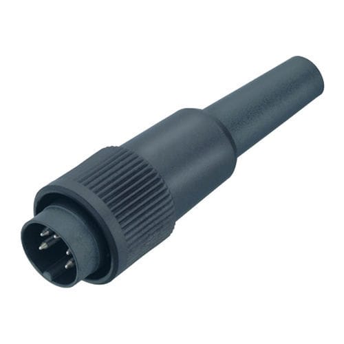 Conector de alimentación eléctrica - 99 0601 00 02 - binder USA - macho / de bayoneta / de soldar