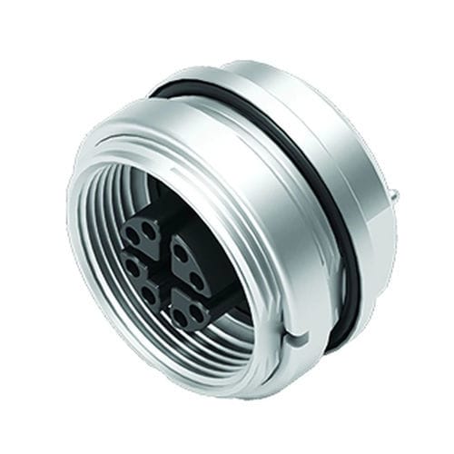 Conector de alimentación eléctrica - 99 4174 90 08 - binder USA - hembra / de tornillo / de bloqueo