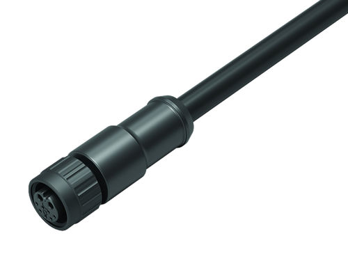 Conector híbrido - 77 8406 0000 30709-0185 - binder USA - hembra / de tornillo / de bloqueo