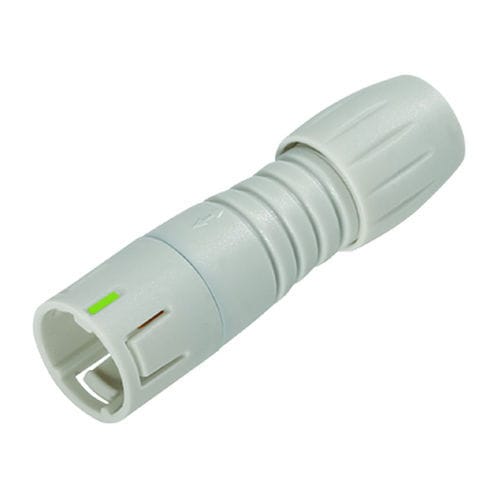 Conector de alimentación eléctrica - 99 9205 400 03 - binder USA - macho / de bloqueo / de soldar