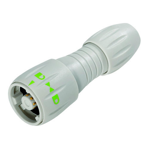 Conector de alimentación eléctrica - 99 0771 400 08 - binder USA - macho / de bayoneta / de bloqueo
