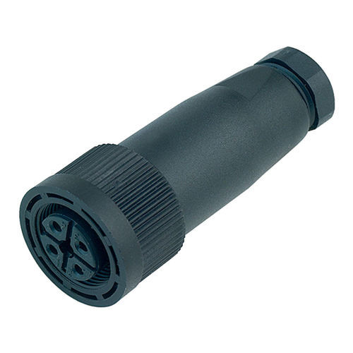 Conector de alimentación eléctrica - 09 0440 10 04 - binder USA - hembra / de tornillo / de bloqueo