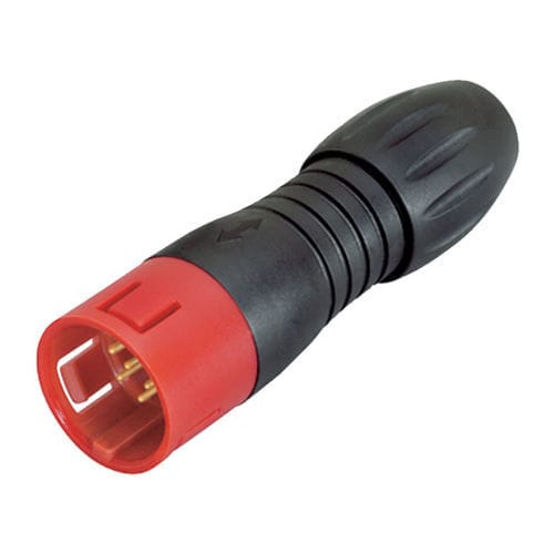 Conector de alimentación eléctrica - 99 9105 50 03 - binder USA - macho / de bloqueo / de soldar