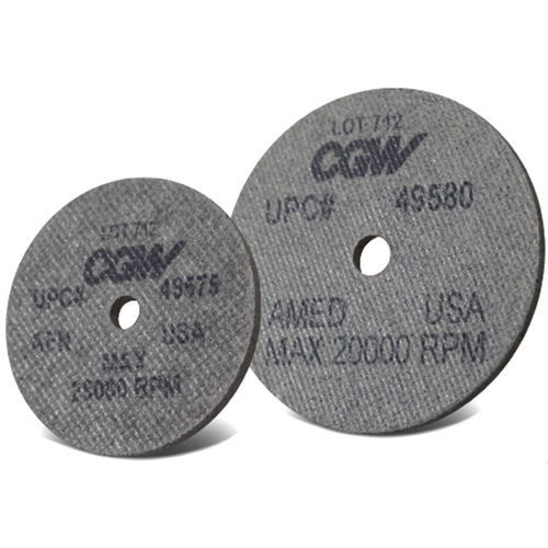 Disco abrasivo de óxido de aluminio - 49576 - CGW Abrasives - para acabado / para desbarbado