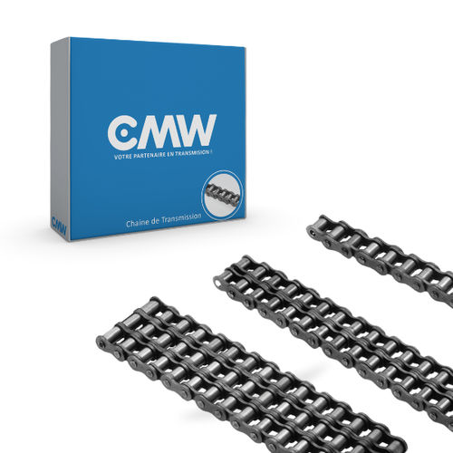 Cadena de rodillos - CMW - de transmisión / de acero / de acero inoxidable