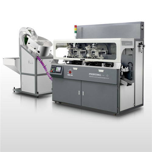 Máquina de serigrafia totalmente automática - SZD-107 - Shenzhen xinzhong plastic - de 2 colores / de 3 colores / de 4 colores