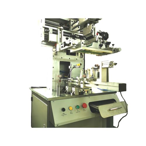 Máquina de serigrafia servoaccionada - Shenzhen xinzhong plastic - semiautomática / manual / de color