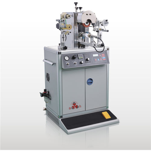 Máquina de dorado en caliente electroneumática - TBD-01-G - Shenzhen xinzhong plastic - manual / compacta / de tubos