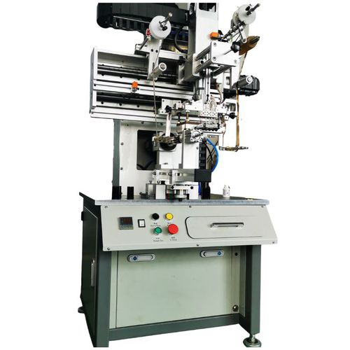 Máquina de dorado en caliente electroneumática - Shenzhen xinzhong plastic - para gran superficie de impresión / manual / mecánica