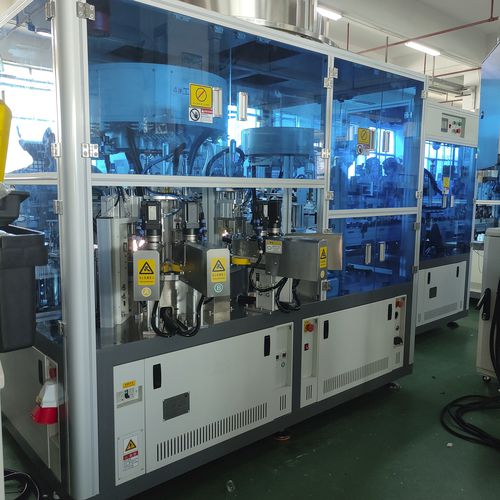 Encapsuladora de doble cabezal - SZZ-109SH - Shenzhen xinzhong plastic - continua / servoaccionada / automática