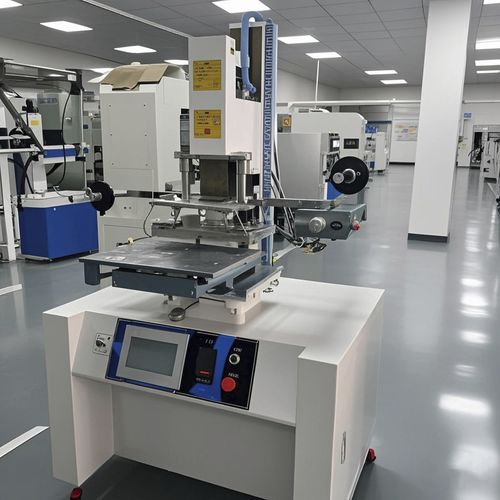 Máquina de dorado en caliente electroneumática - Shenzhen xinzhong plastic - para gran superficie de impresión / manual / para cuero