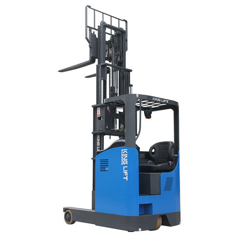 Carretilla retráctil eléctrica - FB15 - JIANGSU KING-LIFT EQUIPMENT.,LTD. - con operador sentado de lado / para almacén / para palés