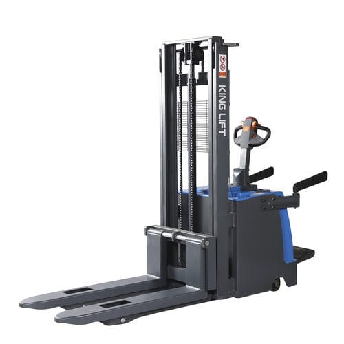 Apiladora eléctrica - KLD-EA/EC - JIANGSU KING-LIFT EQUIPMENT.,LTD. - con plataforma para el operador / de transporte / para almacén