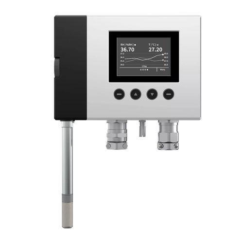 Sonda de temperatura y de humedad absoluta - 907037 - JUMO Process Control, Inc. - en riel DIN / 4-20 mA / DC