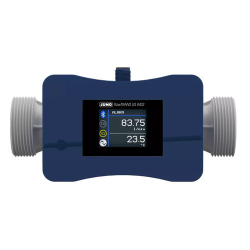 Caudalímetro por ultrasonidos - flowTRANS US W02 - JUMO Process Control, Inc. - volumétrico / de plástico / RS485