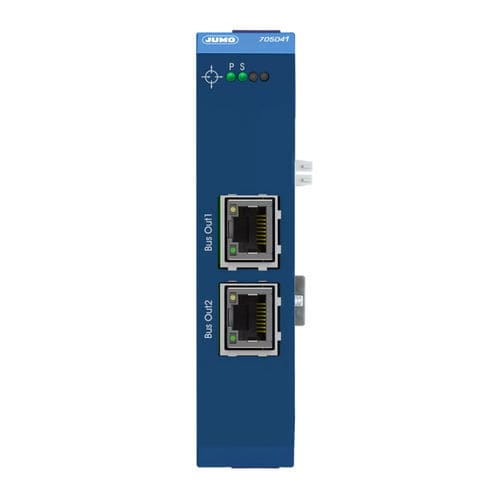 Router central - 705041 - JUMO Process Control, Inc. - IP / RJ45 / en riel DIN