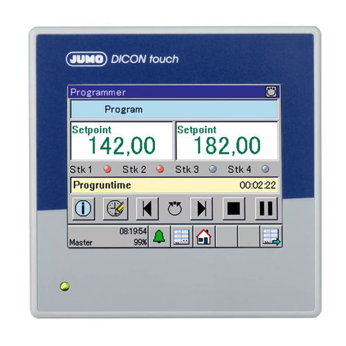 Autómata programable integrado - DICON  - JUMO Process Control, Inc. - en riel DIN / salidas / RS485