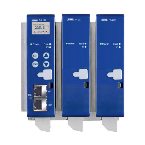 Controlador de potencia de tiristor - TYA 203 - JUMO Process Control, Inc. - digital / trifásico / en riel DIN