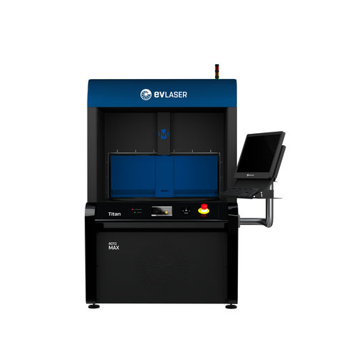 Máquina de grabado y marcado láser de fibra - TITAN ROTOMAX - Evlaser srl - láser CO2 / láser Nd-YAG / con sistema de visión