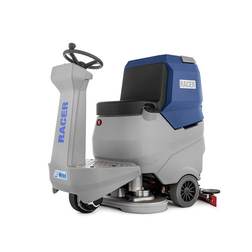 Fregadora con operador a bordo - RACER R 85 FD 65 BC - Dorico Technologies srl - alimentada por batería / compacta