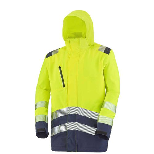 Chaqueta de trabajo - ERWIN HV Ripstop - CEPOVETT Safety - impermeable / de alta visibilidad / contra el frío