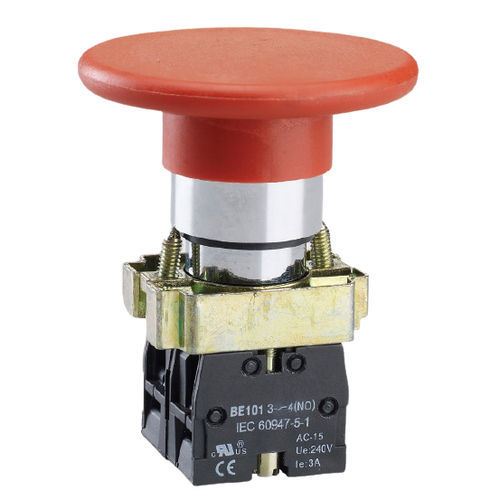 Botón pulsador con cabeza fungiforme - Ex9PBA11 - NOARK Electric, North America - de metal / mecánico / acción momentánea