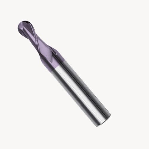 Fresa frontal hemisférica - Pilot Precision Products - carburo sólido / para compuestos / para material templado