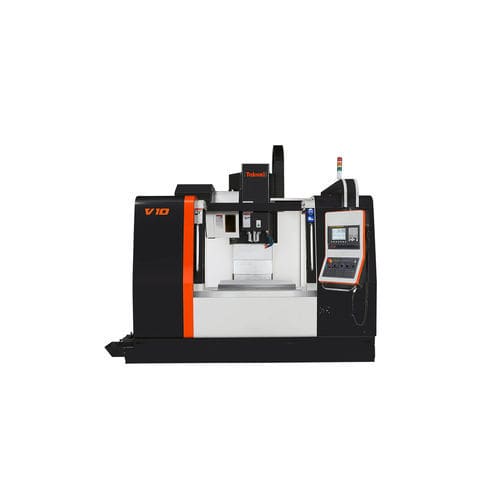 Centro de mecanizado CNC 3 ejes - V10 - Takumi USA - vertical / para hierro fundido / con mesa rotativa