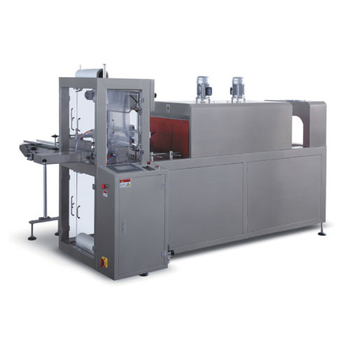 Retractiladora automática - PB-ZBS-500 Series - Shanghai Powerbuilder Automation Technology Co. Ltd - para botellas de plástico / para cajas / para productos químicos