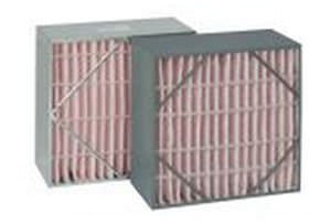 Caja de filtro plisada - Perma-Cell™ - Columbus Industries - para gas / para aire / de acero
