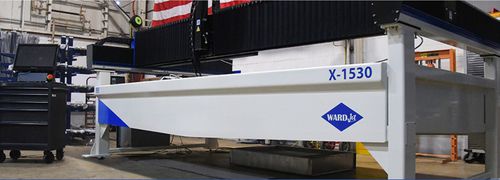 Sistema de corte con chorro de agua abrasivo - X-1530 - WARDJet Waterjets - para metal / para material plástico / para madera