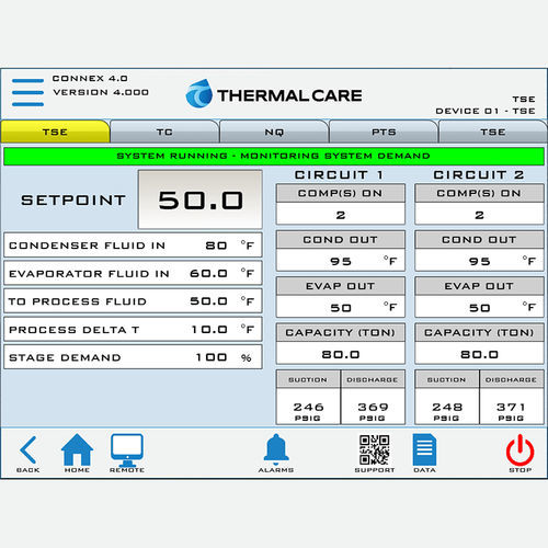 Sistema de control de vigilancia - Connex 4.0 - Thermal Care, Inc. - de temperatura / de acceso / centralizado