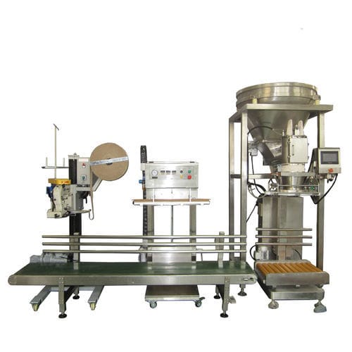 Máquina de acondicionamiento semiautomática - Js-1c1 - shanghai only packaging - continua / de bolsas / para polvo