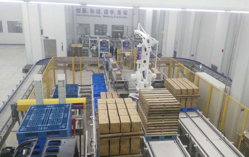 Paletizador robotizado - JS-A-2 - shanghai only packaging - de cajas / de cartón / de palés